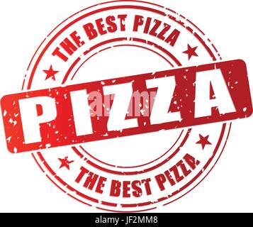 Pizza Italienische Stock Vektor