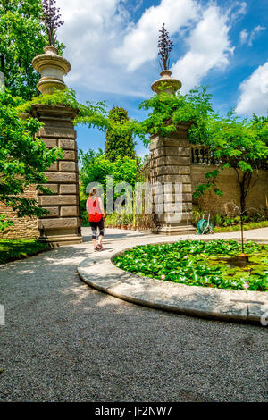 Botanischer Garten in Padua, Italien Stockfoto