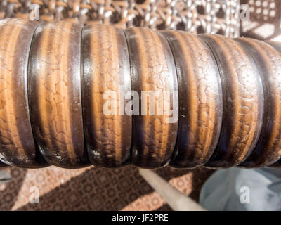 Geschlossen bis Holz- wicker Textur Hintergrund Stockfoto