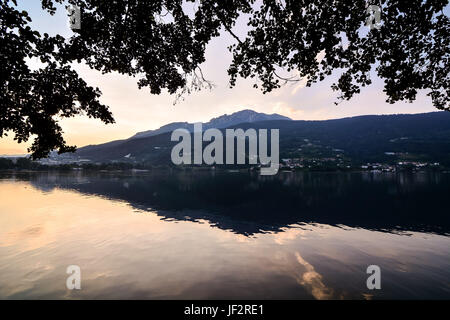 See Lago di Caldonazzo Stockfoto