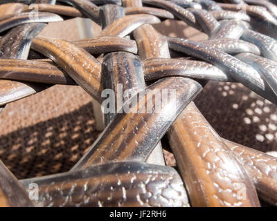 Geschlossen bis Holz- wicker Textur Hintergrund Stockfoto