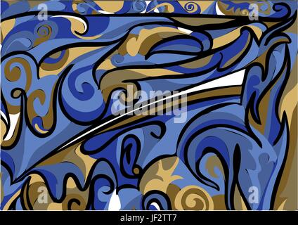 Abstraktion Vektor Stock Vektor