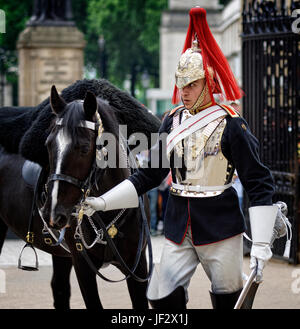 Soldaten aus dem Haushalt Division (Blau & Royals) London Stockfoto