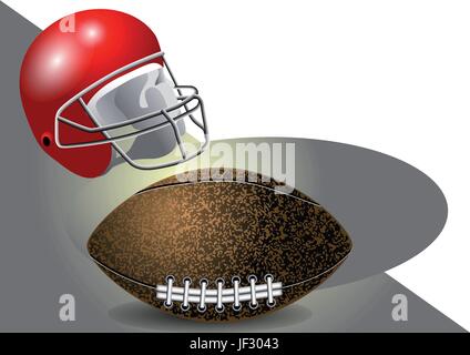 Sport, Sport, American, Ball, Uniform, Illustration, schützen, Schutz, Stock Vektor