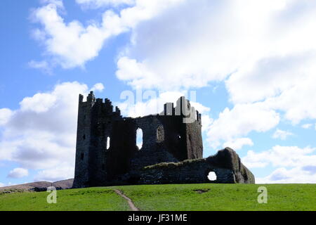 Ballcarbery Burg in der Nähe von Cahersiveen im County Kerry, Irland Stockfoto