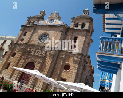 Kirche San Pedro Claver, Cartagena, Kolumbien Stockfoto