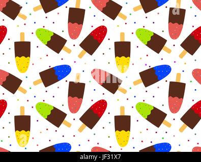 Nahtlose Hintergrund mit Eis Stock Vektor