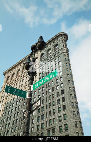 Broadway unterzeichnen in New York City, USA Stockfoto