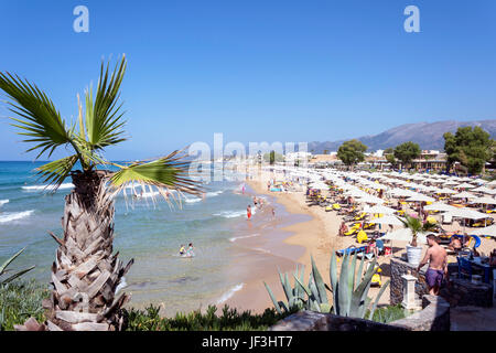 Kernos Beach, Stalis (Stalidas), Region Heraklion, Kreta (Kriti), Griechenland Stockfoto