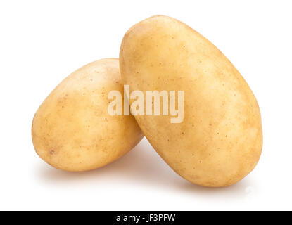 Kartoffeln, isoliert Stockfoto