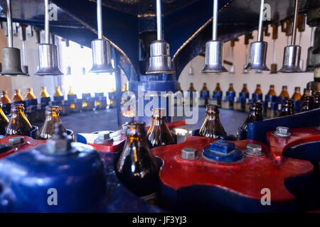 Ausrüstung für die Brauerei Stockfoto