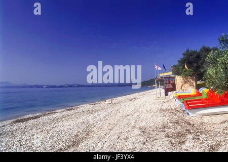 Barbati Beach, Korfu, Griechenland Stockfoto