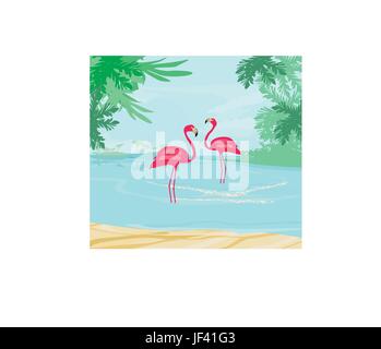 Vogel grün Stock Vektor