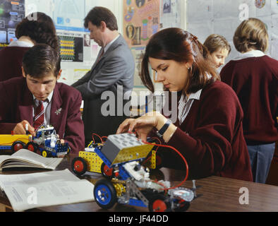 Wissenschaft, Technologie, Ingenieurwesen und Mathematik Lektion. Großbritannien Stockfoto