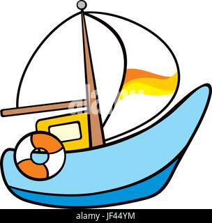 Segelboot watercraft Stock Vektor