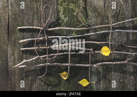 Noten Konzeption Stockfoto