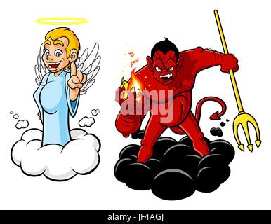 Cartoon Moral Stock Vektor