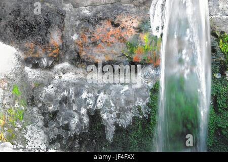 Kalt das Wasser im Winter Stockfoto