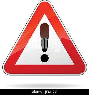 Signal Gefahr Stock Vektor