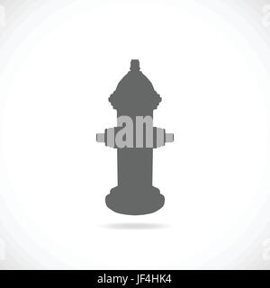 Feuerlöscher, Gefahr, Werkzeug, Kunst, isoliert, schwarz, dunkelhäutigen, tiefschwarze, tief Stock Vektor