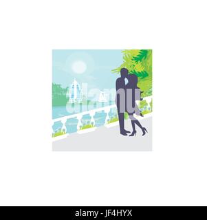 Frau, reden, sprechen, spricht, gesprochene, sprechen, sprechen, plaudern, schwatzende, Menschen, Stock Vektor