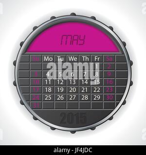 Kalender Ring Stock Vektor