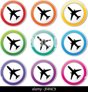 Blau isoliert Stock Vektor