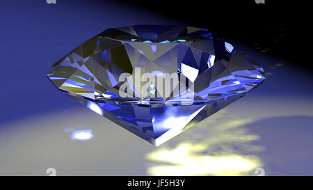 Klassische Diamant 3D render