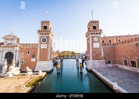 Venedig Arsenale Eingang Stockfoto