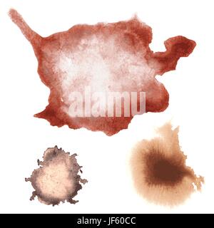 abstrakt, Vektor, Fleck, Splash, Tinte, Blob, Design, liquid, isoliert, Farbe, Stock Vektor