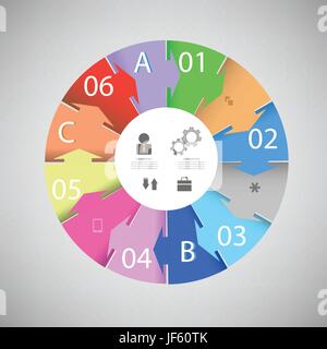 Info, Präsentation, Board, Visualisierung, Diagramm, Grafik, Farbe, Modell, Stock Vektor