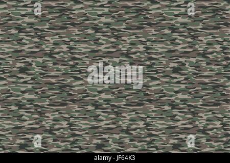 Braun, bräunlich, brünett, Militär, Tarnmuster, nahtlos, Mode, Stock Vektor
