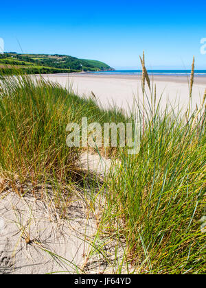 Poppit Sands, sitzt ein Strand in der Nähe von Cardigan in West Wales an der Mündung der Teifi Stockfoto