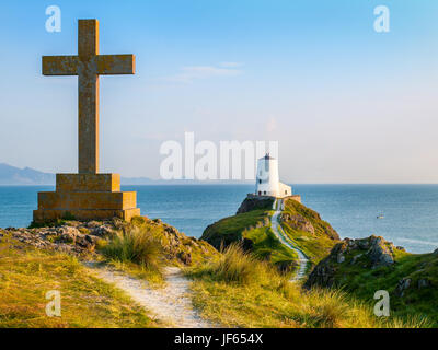 Ynys Llanddwyn oder Llanddwyn Island an der Süd-Westecke Anglesey, Wales Stockfoto