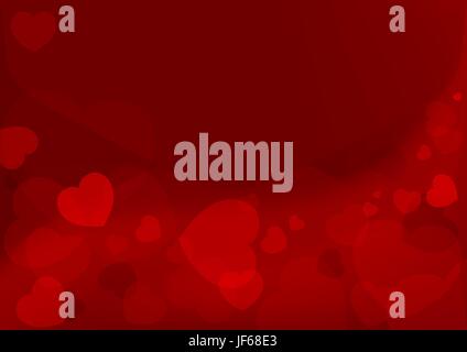Valentinstag, Herzen, Hintergründe, Umschlag, Herz, rot, Illustration, Stock Vektor