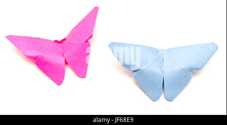 Origami Schmetterling Stockfoto