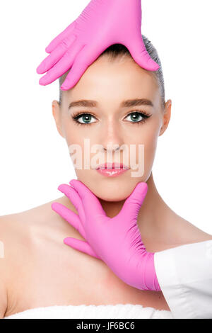 Kosmetischer Hautpflege Spa Beauty Behandlung Stockfoto
