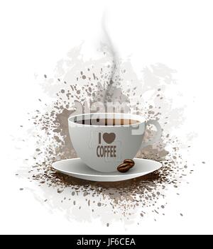 Tasse Kaffee Stock Vektor