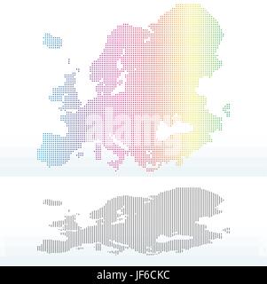 zeigen Sie, zeigen Sie, interpretieren Sie, kulturellen, politischen, Diagramm, Grafik, Europa, Stock Vektor