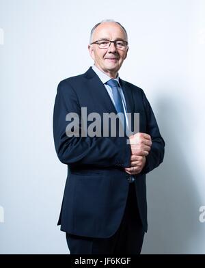 Jean Gaubert, französischer Politiker, seit 2013 ist er eine nationale Energie-Berater.  Paris, 31. Mai 2017 Foto Damien Grenon Stockfoto