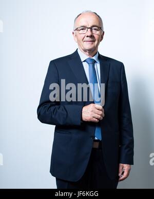 Jean Gaubert, französischer Politiker, seit 2013 ist er eine nationale Energie-Berater.  Paris, 31. Mai 2017 Foto Damien Grenon Stockfoto