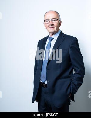 Jean Gaubert, französischer Politiker, seit 2013 ist er eine nationale Energie-Berater.  Paris, 31. Mai 2017 Foto Damien Grenon Stockfoto