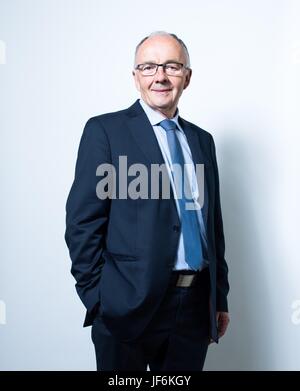 Jean Gaubert, französischer Politiker, seit 2013 ist er eine nationale Energie-Berater.  Paris, 31. Mai 2017 Foto Damien Grenon Stockfoto