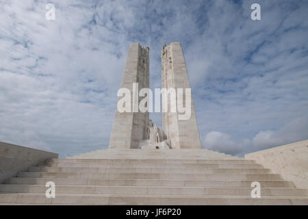 Die kanadischen National Vimy Memorial, Frankreich Stockfoto