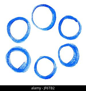 blau, Kunst, isoliert, Farbe, Raum, Illustration, Drop, nass, Form, Pinsel, Stock Vektor