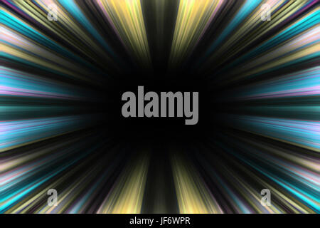 Bunte starburst Explosion Grenze Stockfoto