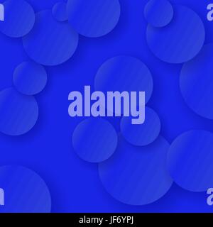 Blauer Kreis abstrakt Hintergrund. Stock Vektor