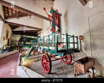 1794 Guillotine mobile, Musée Maurice Dufresne Foto 3 Stockfoto