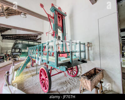 1794 Guillotine mobile, Musée Maurice Dufresne Foto 5 Stockfoto