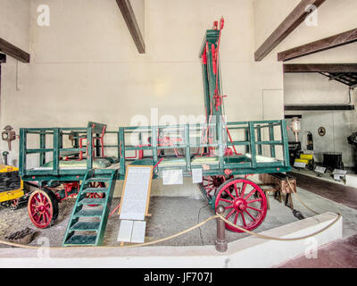 1794 Guillotine mobile, Musée Maurice Dufresne Foto 6 Stockfoto